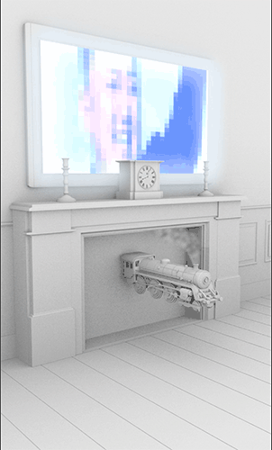 Time Transformed (after Magritte) by David Koblesky